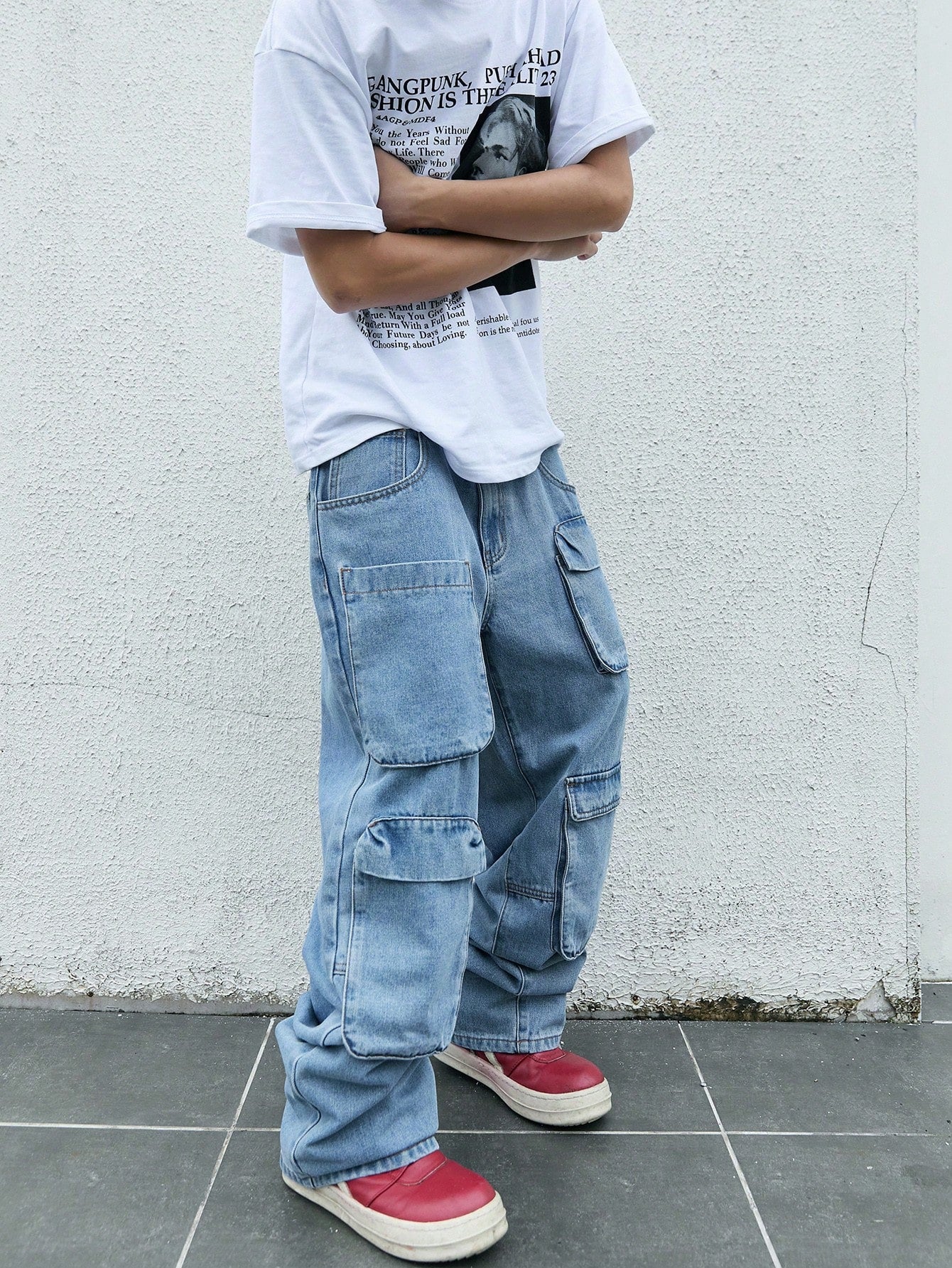 Pantalones Anchos Outfits Ropa Ancha Hombre Pantalones Anchos