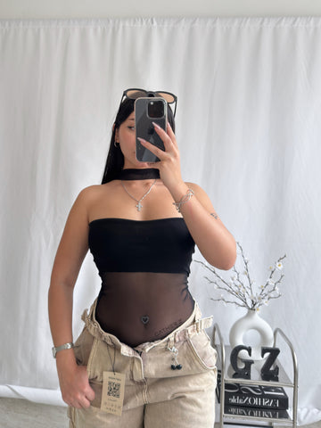 Body corbata ref 02 malla
