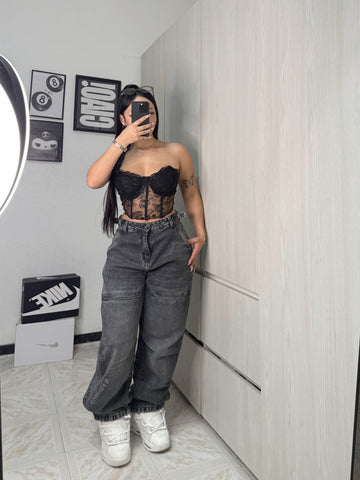 Baggy Samy gris