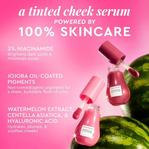 Watermelon Glow Niacinamide Dewy Flush - Suero iluminador rubor