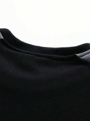 Sudadera Con Cuello Redondo, Jersey De Moda Para Hombres