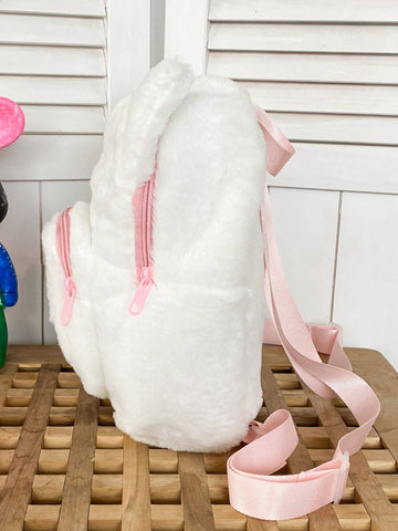 Mochila de peluche con dibujos animados,  Bolso casual ligero 2024 para el hombro