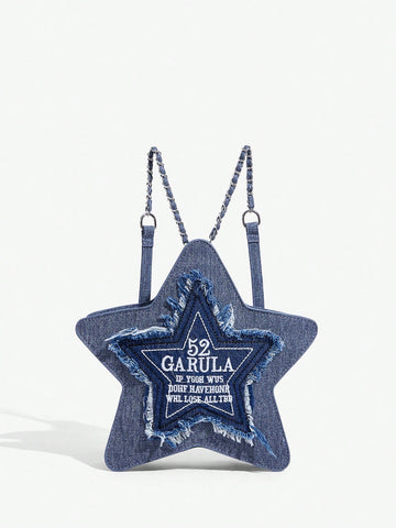 Mochila En Forma De Estrella De Moda Para Mujer