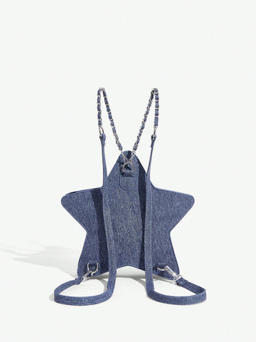 Mochila En Forma De Estrella De Moda Para Mujer