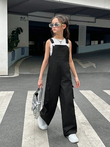 Conjunto De Mono Y Top Deportivo Informal Para Niña