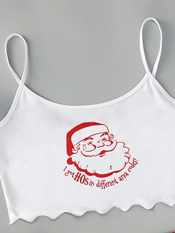 Conjunto de Pijama de Navidad, Estampado de Papá Noel y Regalos