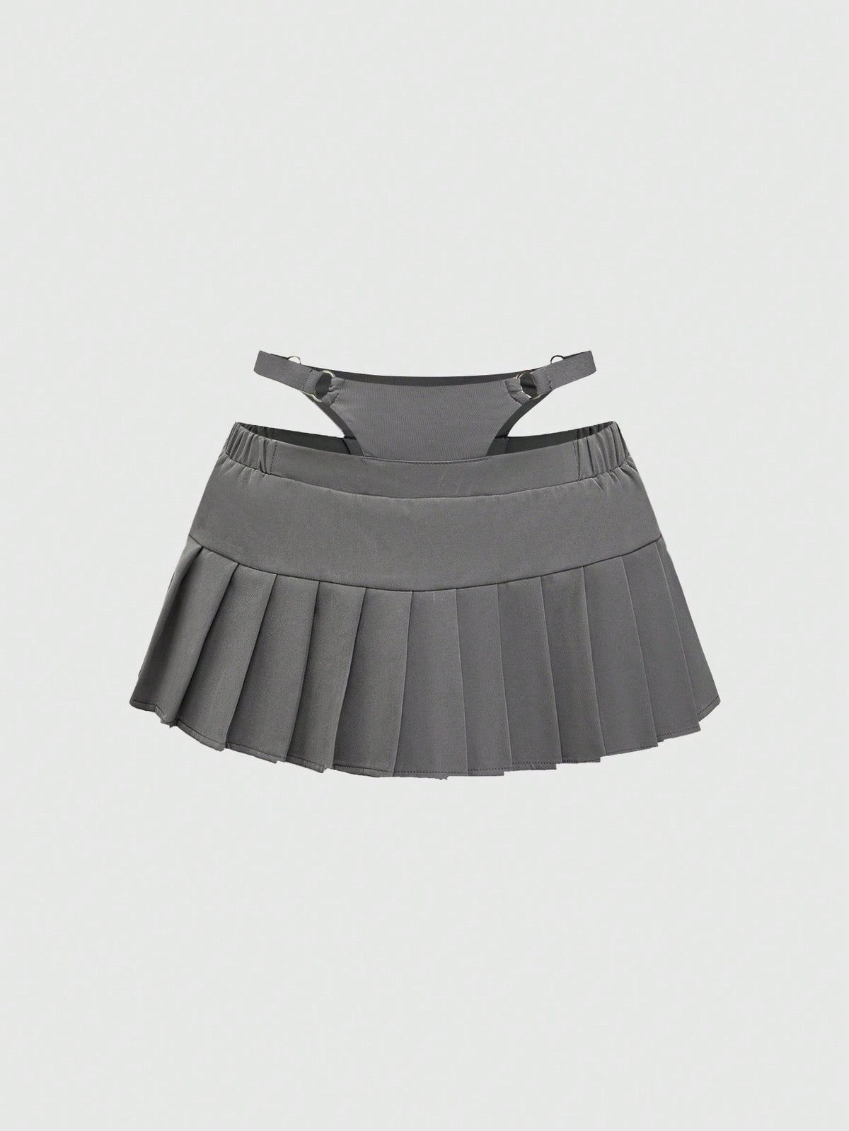Minifalda plisada con tachuelas, sexy, estilo punk para mujeres