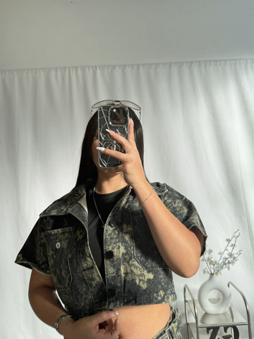 Set Kira estampado militar