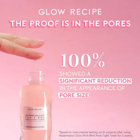 Tónico Watermelon Glow PHA + BHA Pore-Tight