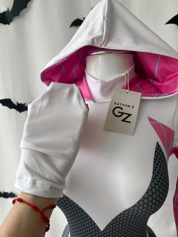 Disfraz Spiderman woman Gwen body con capota