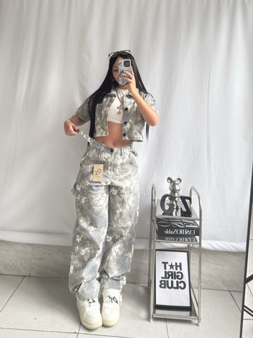 Set Kira pigmento gris