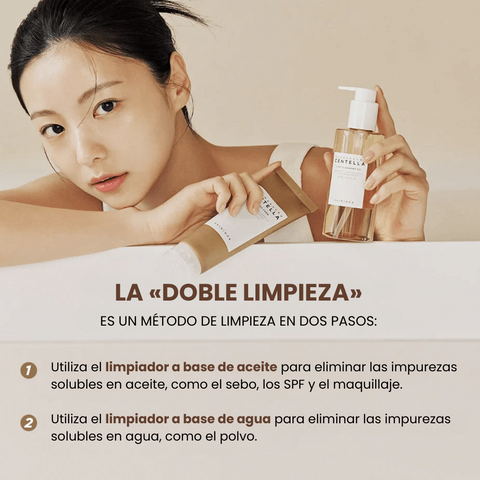 Dúo de doble limpieza skin1004 (aceite+espuma limpiadora)
