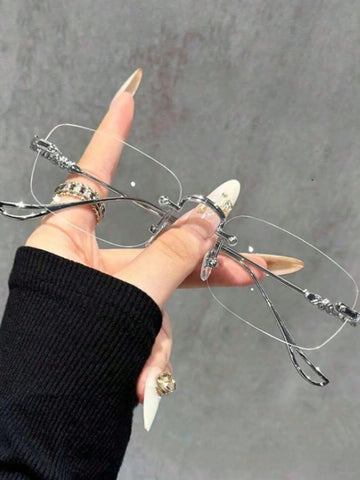 1 par de gafas minimalistas, accesorio de fotografía