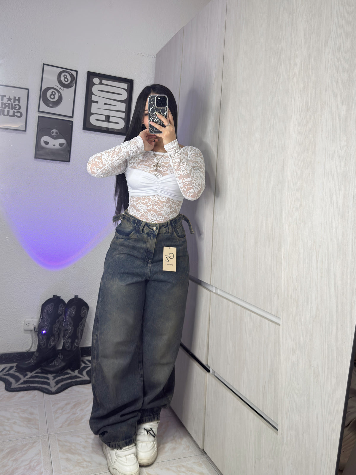 Baggy Delia oscuro