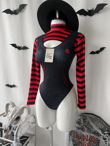 Disfraz freddy krueger body + buzo