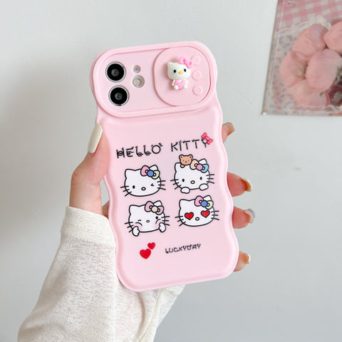 Funda Para Para IPhone  Hello Kitty Ventana Deslizante