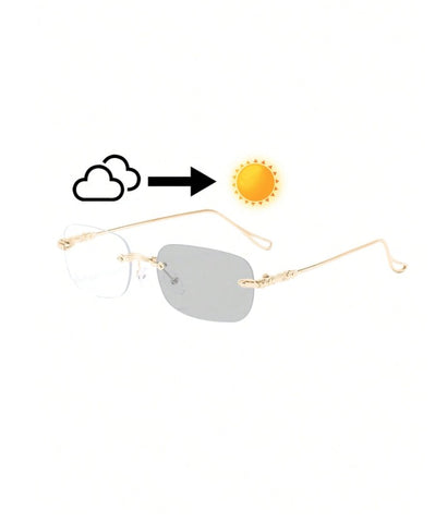 1 par de gafas minimalistas, accesorio de fotografía