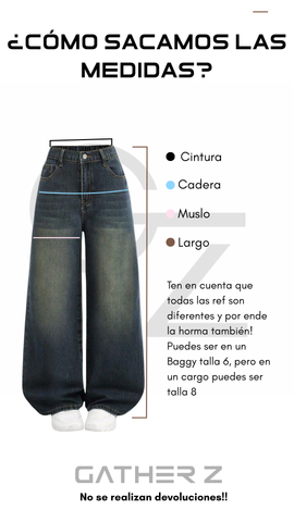 Baggy ajuste frosteado Roma