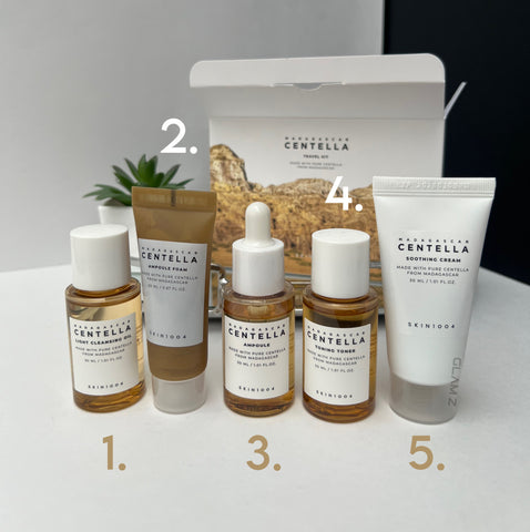Kit de viaje de centella
