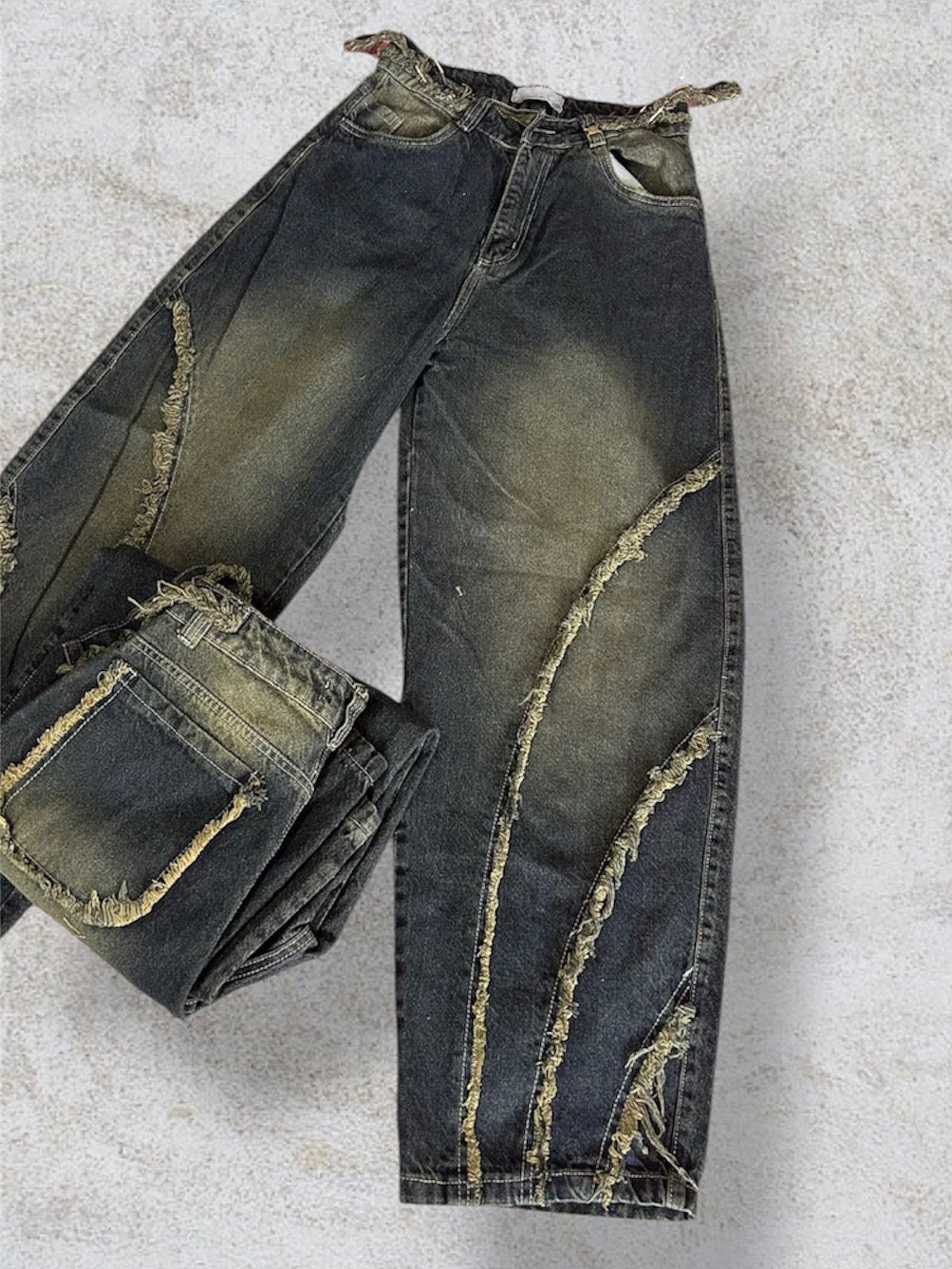 Jean Baggy ajuste desflecado