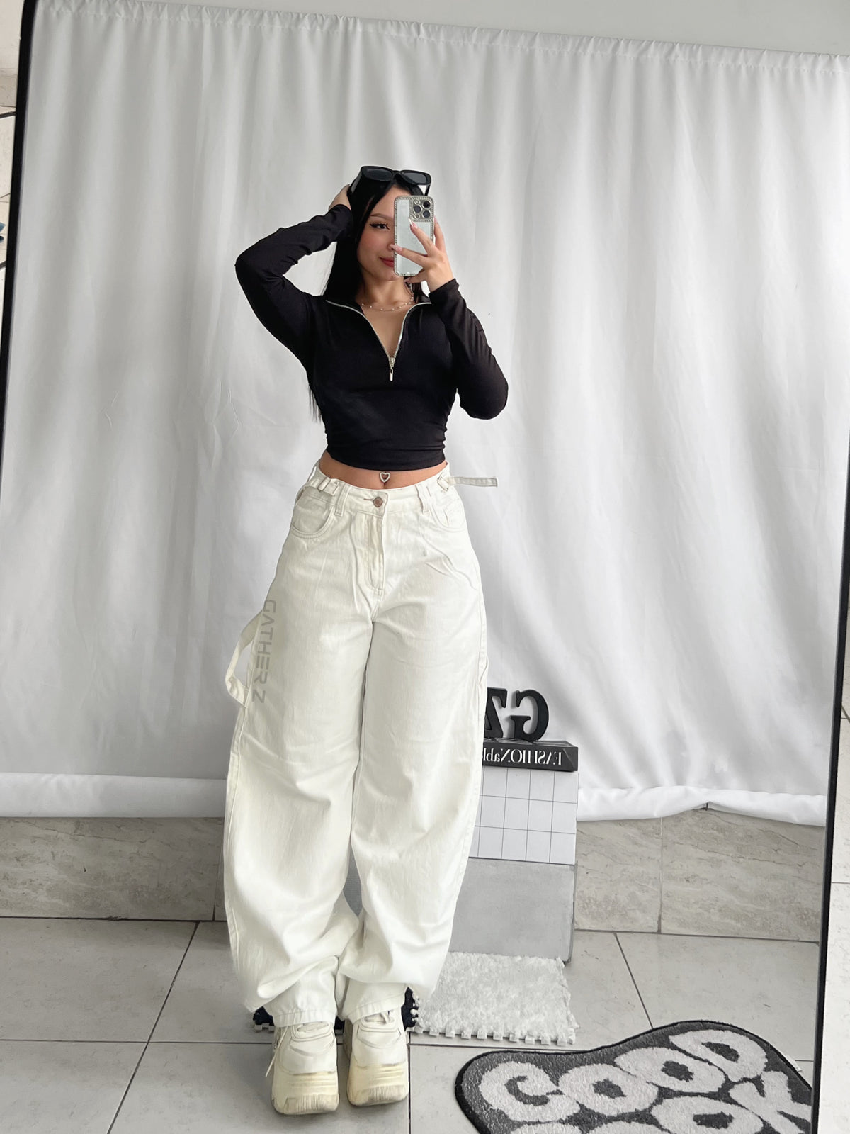 Baggy carpintero marfil