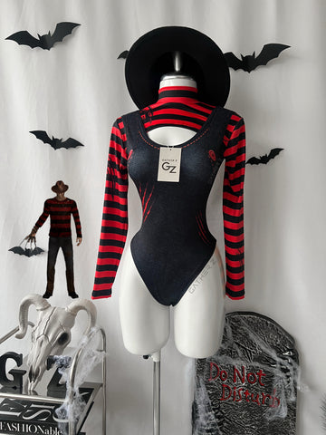 Disfraz freddy krueger body + buzo