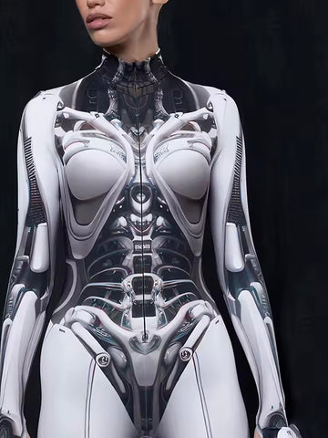 Disfraz cyberpunk enterizo
