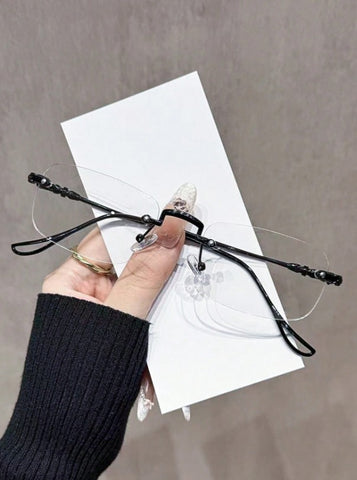 1 par de gafas minimalistas, accesorio de fotografía