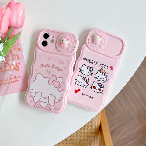 Funda Para Para IPhone  Hello Kitty Ventana Deslizante