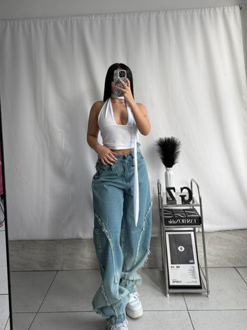 Jean Baggy ajuste desflecado