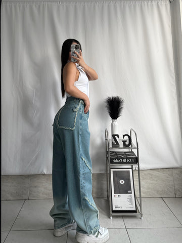 Jean Baggy ajuste desflecado