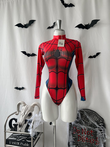 Disfraz body Spiderman rojo