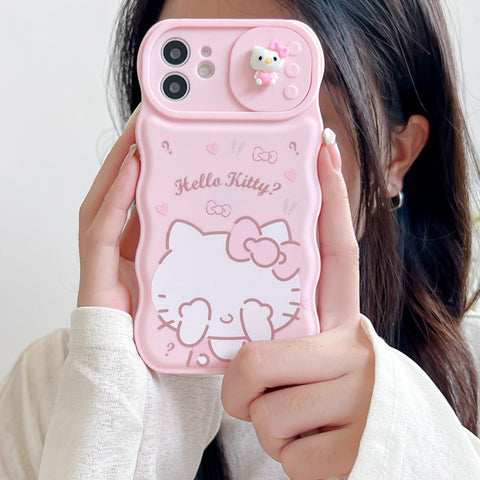 Funda Para Para IPhone  Hello Kitty Ventana Deslizante