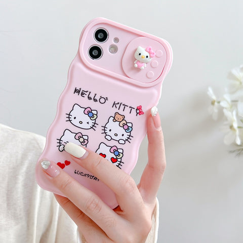 Funda Para Para IPhone  Hello Kitty Ventana Deslizante