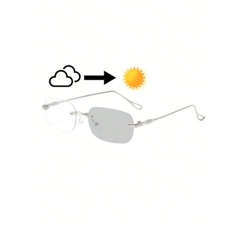 1 par de gafas minimalistas, accesorio de fotografía