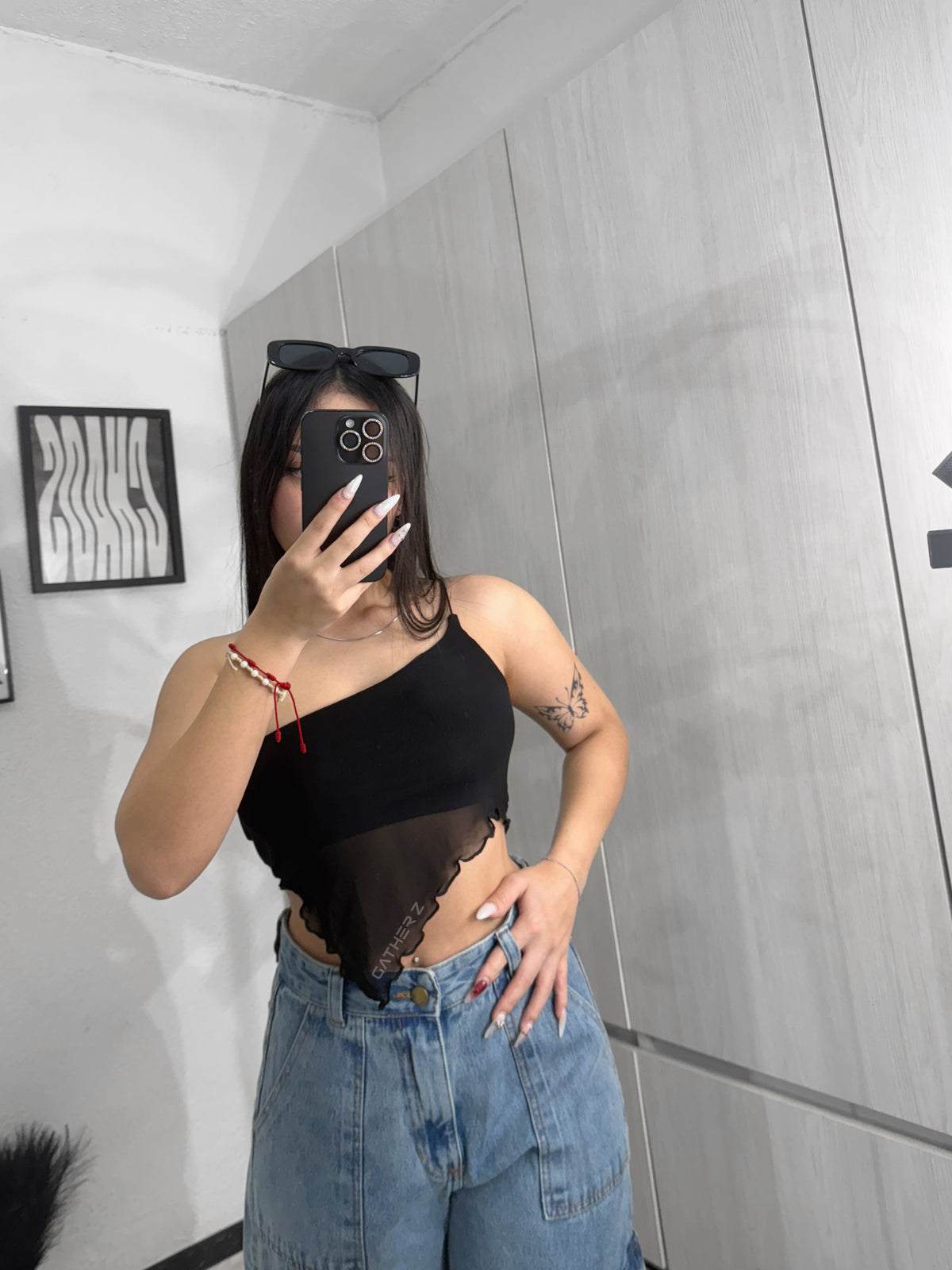 Top malla en v