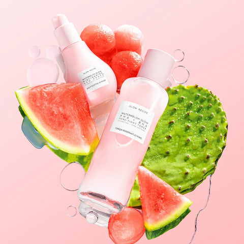 Mini humectante sin aceite de jugo rosa de sandía 25ml