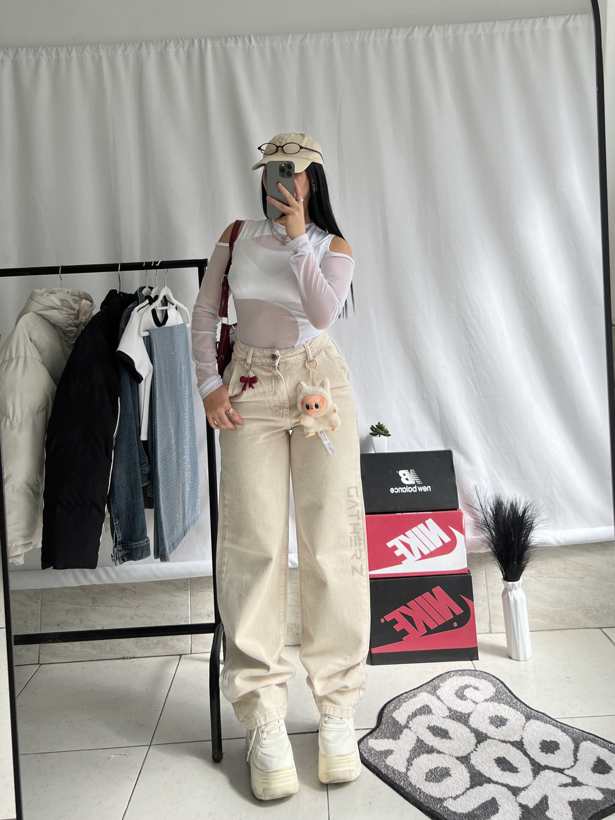 Baggy Skatter beige