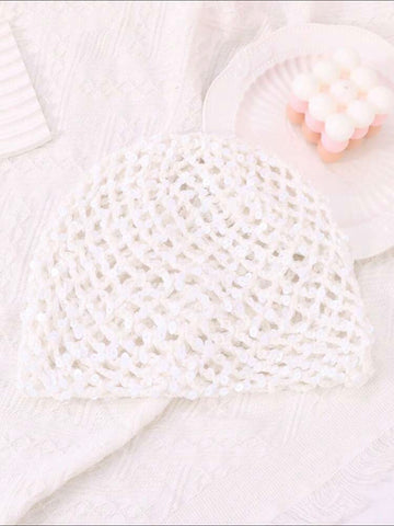 Gorro tejido de lentejuelas