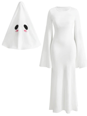 Disfraz fantasma blanco