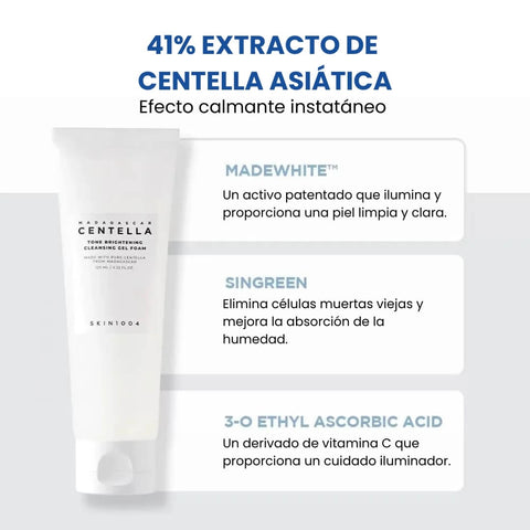 Espuma de gel limpiador iluminador Tone 125ml