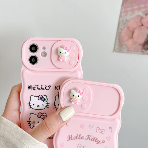 Funda Para Para IPhone  Hello Kitty Ventana Deslizante