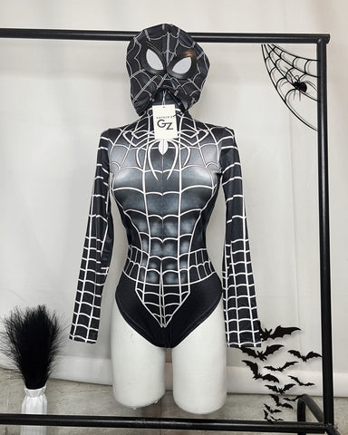 Disfraz body Spiderman con cremallera