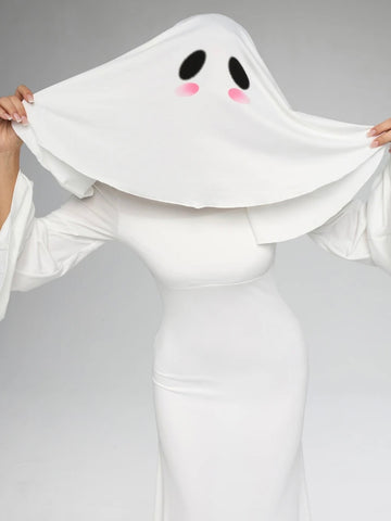 Disfraz fantasma blanco