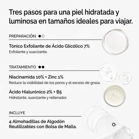 El conjunto de mini iconos
