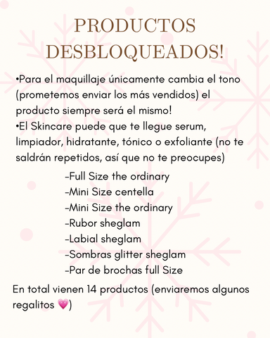 Calendario Adviento GLAM Z 💗🎄 PRE-VENTA