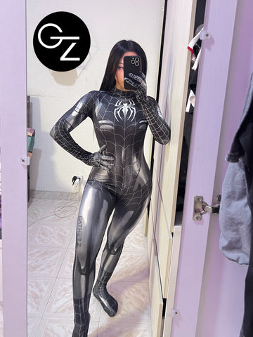 Disfraz Spiderman enterizo para mujer