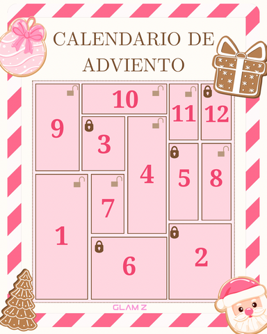Calendario Adviento GLAM Z 💗🎄 PRE-VENTA