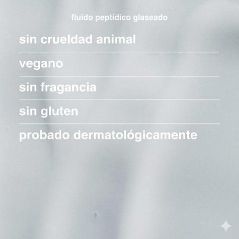Rhode Fluido de péptidos con efecto glaseado y gel hidratante