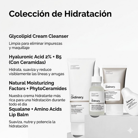La colección de hidratación